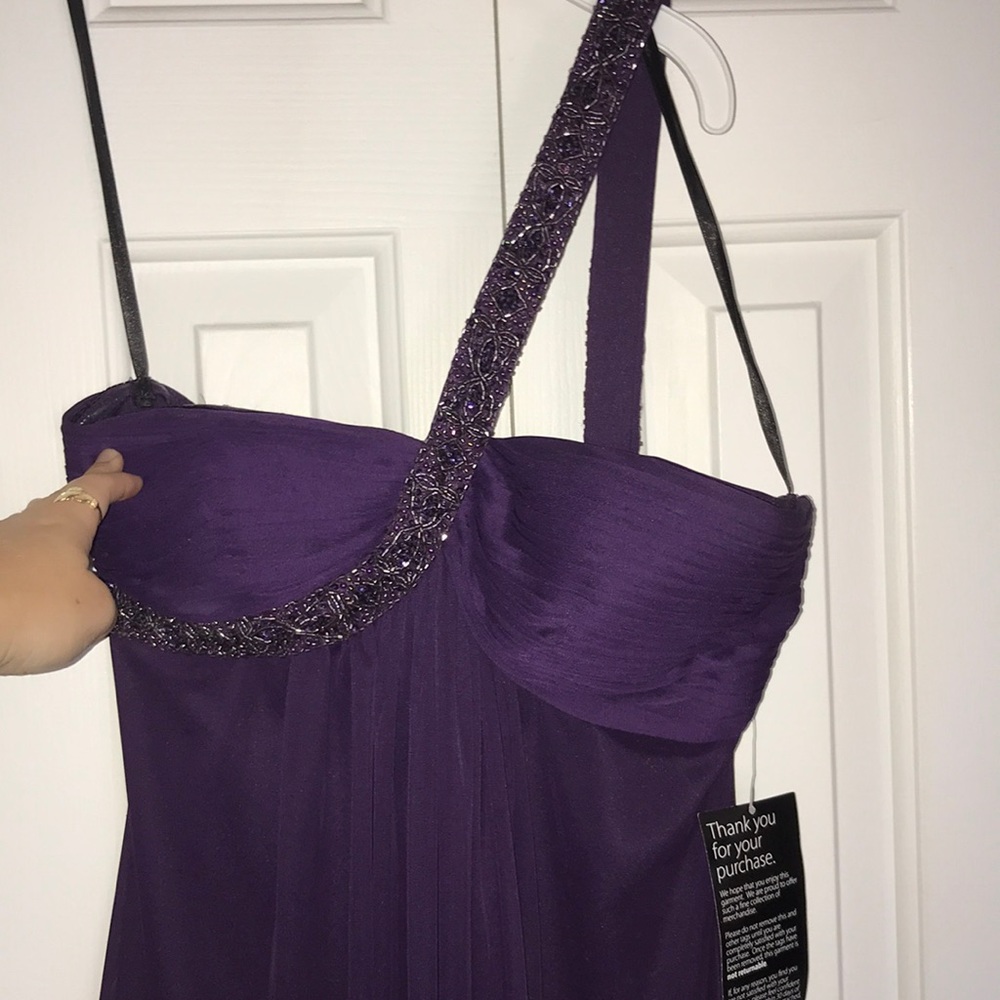 Plum flowy dress size 6